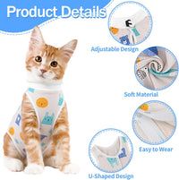 Coppthinktu Cat Recovery Suit Female Cat Onesie After Surgery Anti - Small / Cat - image 2