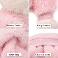 3 Pack Dog Sweaters, Dog Clothes for Small Dogs Girl Boy – Essentials for Dogs - X-Large / Lt Pink+Lt Green+Lt Yellow - image 4