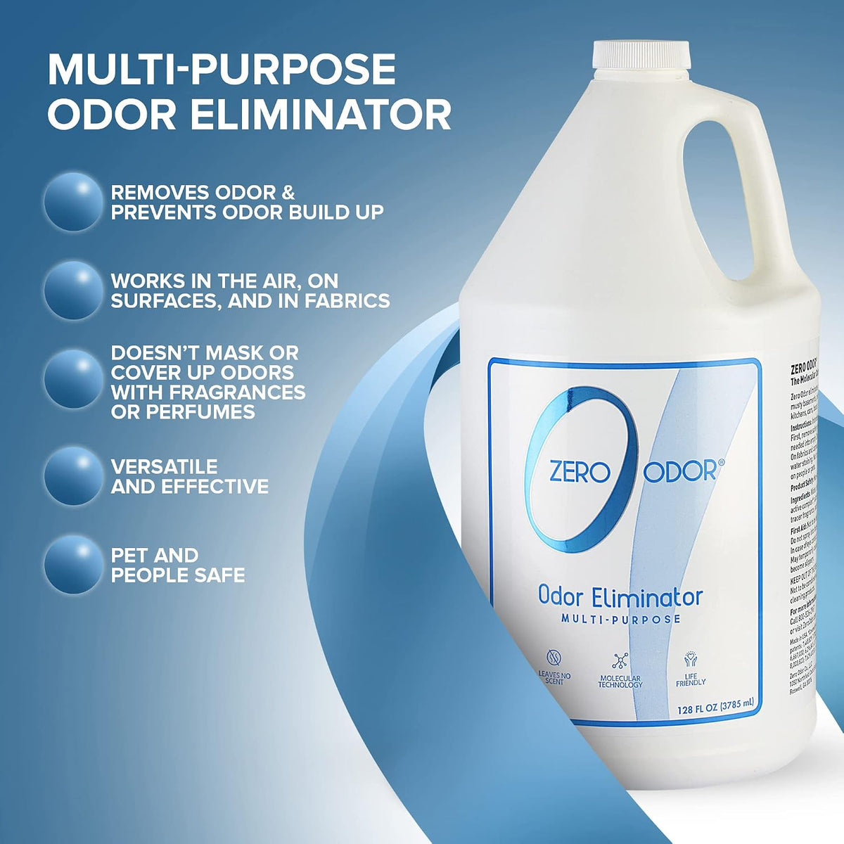 Zero Odor Multi-Purpose Odor Eliminator - 128 Fl Oz (Pack of 2) - image 2