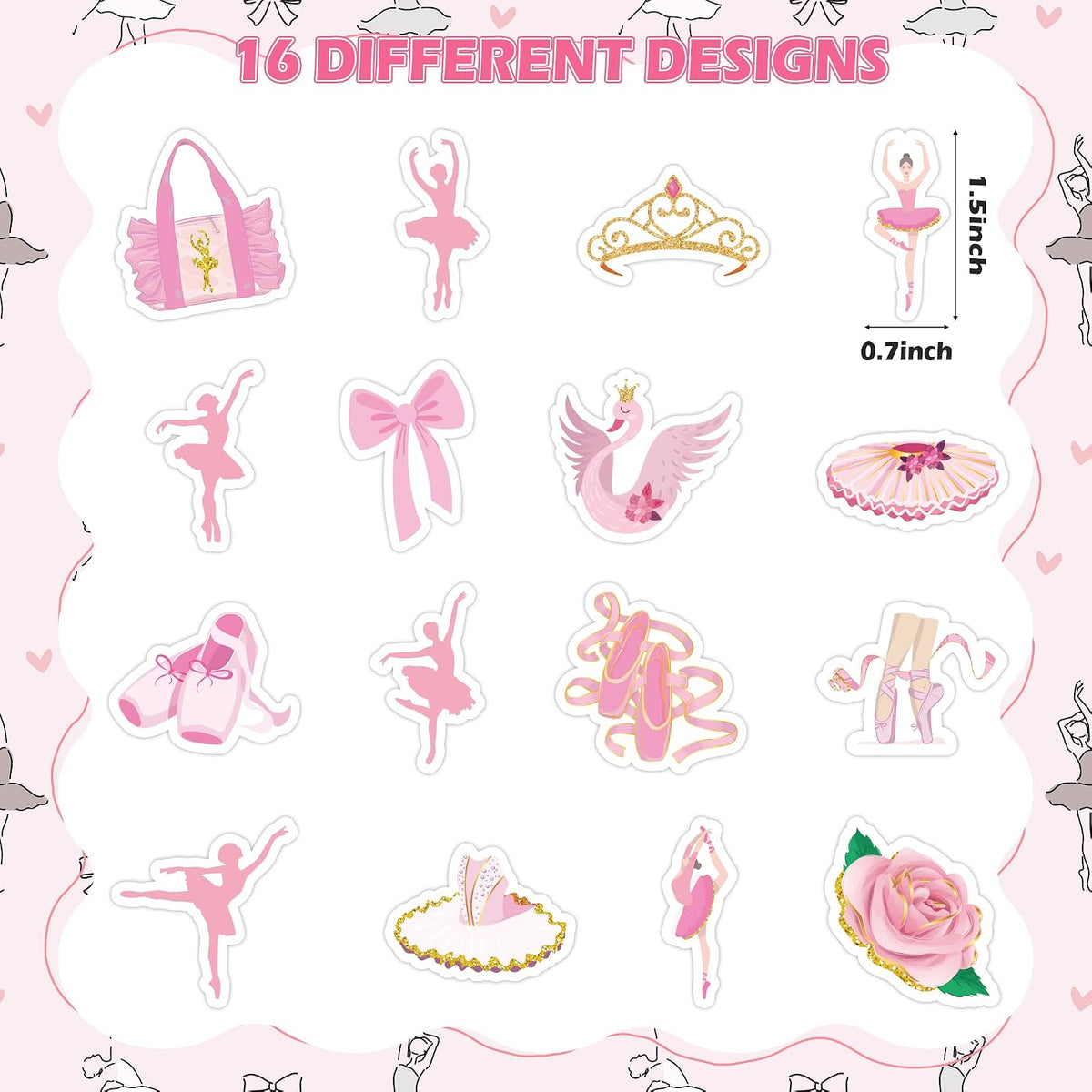 BeYumi Halloween Neon Christian Sticker - Ballet - image 2