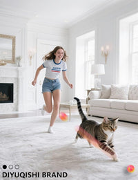 6-Pack Cat Toys for Kittens and Cats, On Cloud Nine (1.5'', Basic Cat Toy Set)