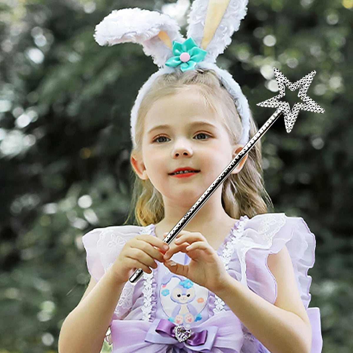 KOMIDK 13 Inches Fairy Wand Star Wand Princess Angel Wands – Fun for Kids & Family - image 4