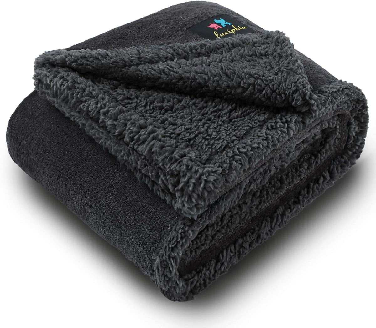 Luciphia Waterproof Pet Blanket - M (57" x40") / Black