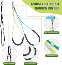 Dog Grooming Arm 35" with Hammock - Blue - image 2