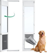 Large Dog Door for Sliding Glass Door - 81" Sliding Door / Xlarge - 3 Flap