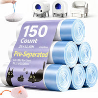 66 Count 26"x11.8" Cat Litter Box Bags Liners for Automatic Cat - Unscented / 150 Count (Pack of 1)