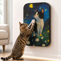 Cat Wall Scratcher, Art Cat Scratching Board for Indoor Cats – Essentials for Cats - Starry Cat