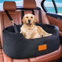 Dog Car Seat for Medium Dogs Up to 50 lbs - Black