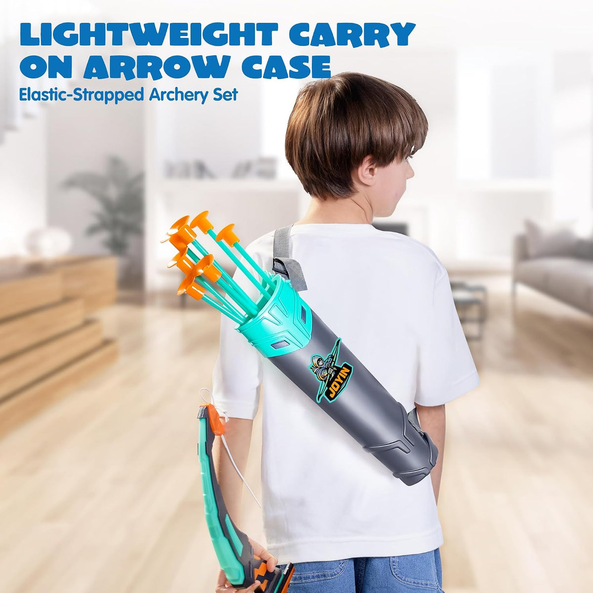 JOYIN Kids Bow and Arrow Set - Aqua Blue - image 4