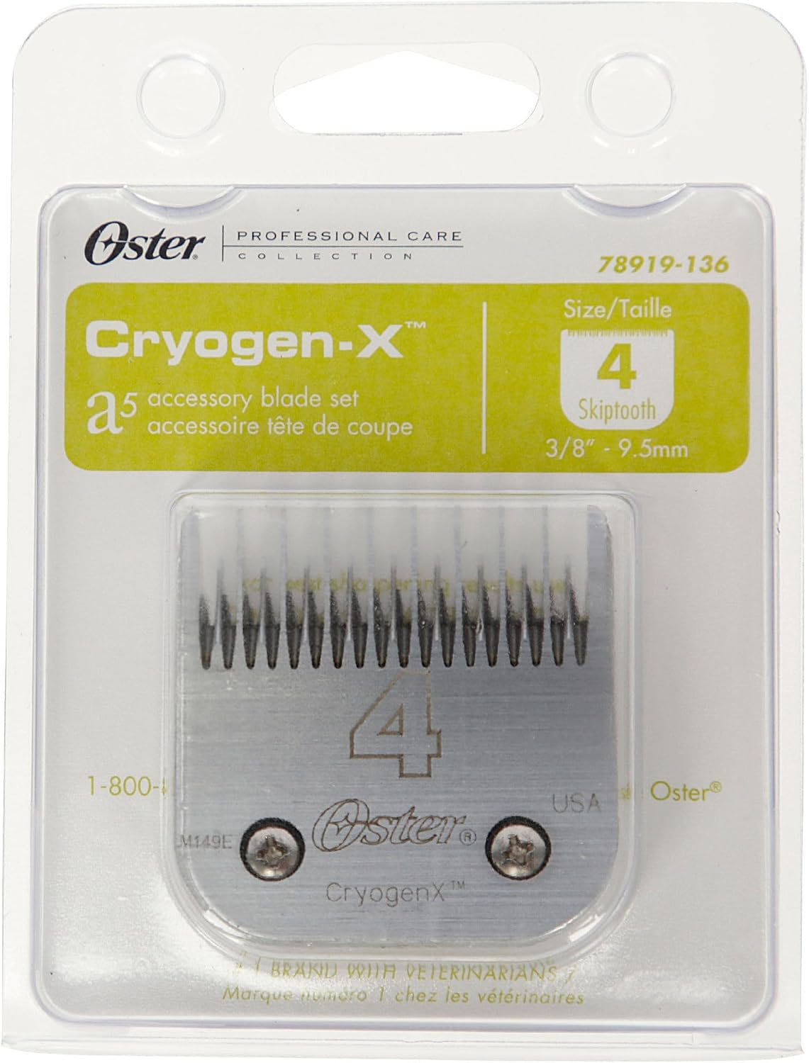 Oster CryogenX Professional Pet Clipper Blade, Size 50 – Essentials for Cats - 4 - image 2