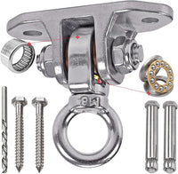 Yyiwhmy stainless steel heavy duty swing hanger with swivel bearing and mounting bolts - view 2