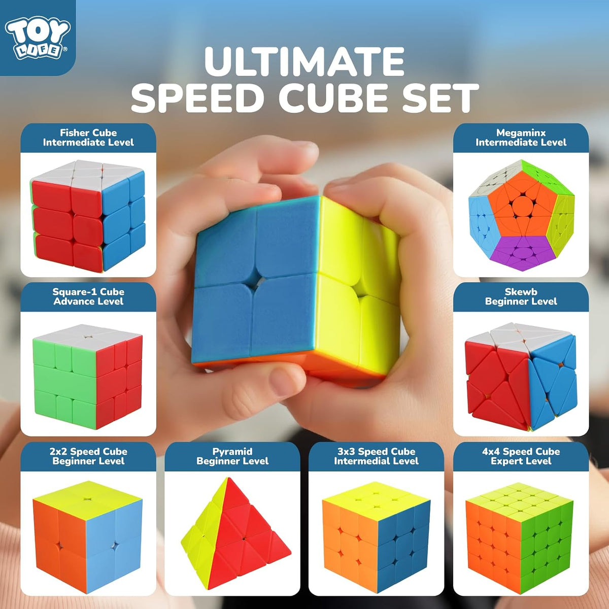STEAM Life Speed Cube Set - 8 Pcs - image 4