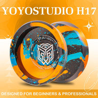 YOYOSTUDIO H17 dual purpose aluminum trick yoyo with strings, glove and case - view 13