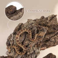IMIKEYA 4Pcs Reptile Tree Bark Reptile Hides: Natural Wood Cork Bark - image 4