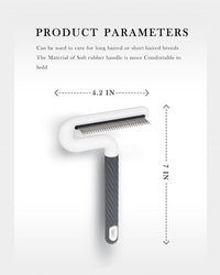 Flea Comb, TailGurus Effective Flea Comb for Cats & Dogs-Shedding Brush for All Pets-Long Hair Friendly-Durable-Versatile & Safe-Durable, Safe & Versatile-Portable,Pet-Friendly(TG2038)(Lime)