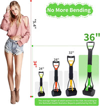 36“ Large Dog Pooper Scooper for Large Dogs Heavy Duty - 36-inch(Green) - image 2