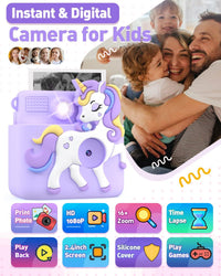 Kids Camera Instant Print - Purple - image 2