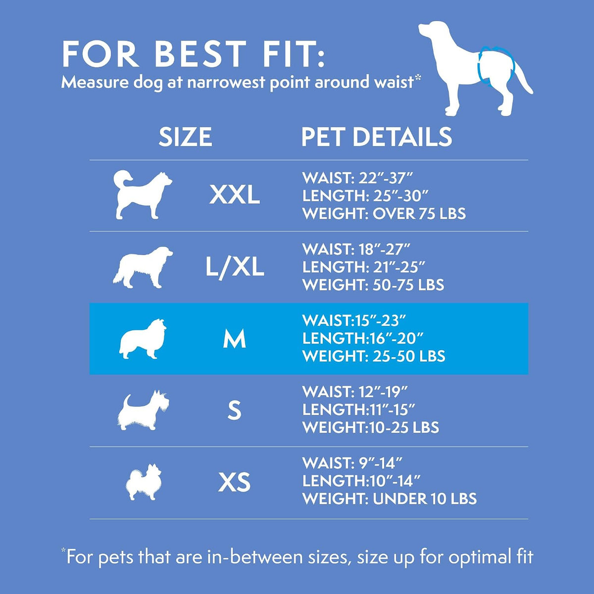 Simple Solution Female Dog Diapers, Disposable Dog Diapers - 12 Count / Medium - image 3