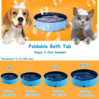 Dog Pool Foldable pet Pool Dog Swimming Pool Portable Suitable - 48x12in - image 4