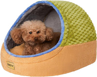 Cute Cat Beds for Indoor Cats, Cave Bed for Kittens - Large / Green