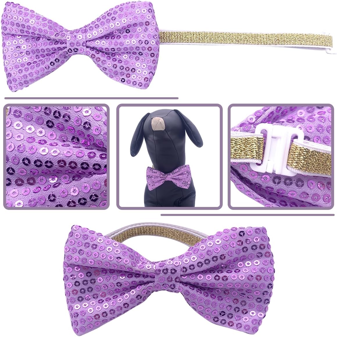 PET SHOW Pink Crown Dog Birthday Party Hat for Girls Reusable - Lavender Birthday Kit - image 4