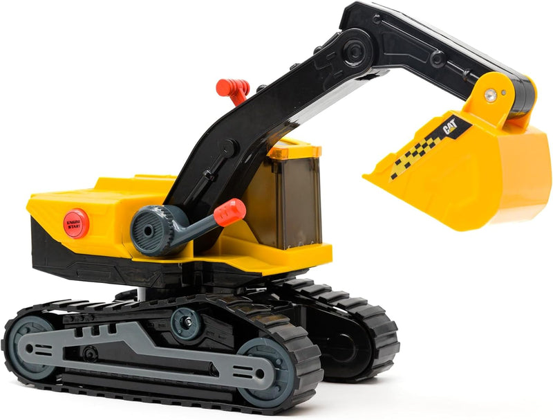 CAT Construction Toys, CAT Construction 11.5" Power Haulers 2.0 Excavator, Lights and Sounds, Ages