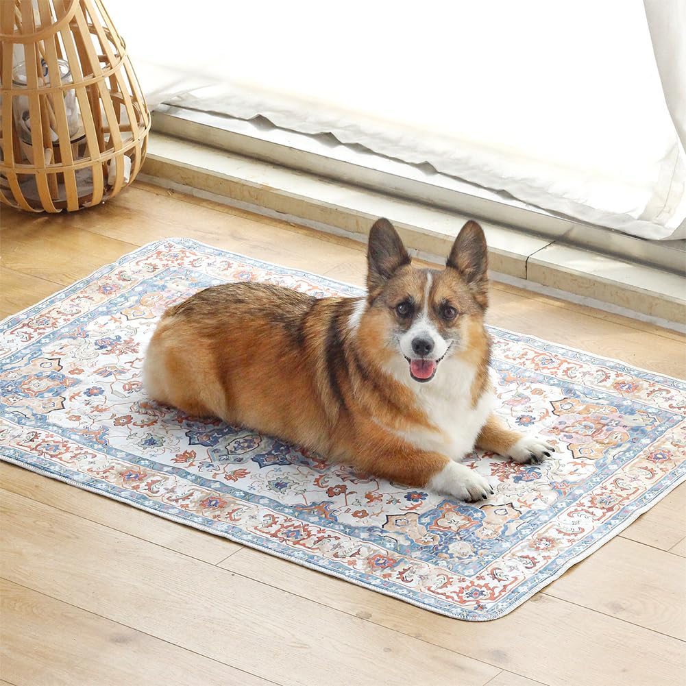 Washable Pee Pads for Dogs, Non-Slip Potty Pads - Beige / 48"x32" (Pack of 2) - image 2