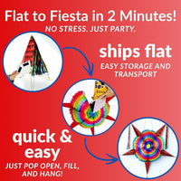 Mexican Piñata, Christmas Pinata - Red Extra Strong 32" - image 4