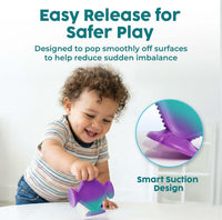 BUNMO Bath Toys Suction, Connect, Build, Create - XL Color Magic - 10 Pk - image 3