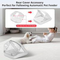 Rear Cover for Automatic Microchip Cat Pet Feeder - Rear Cover / 1 Pack - image 4
