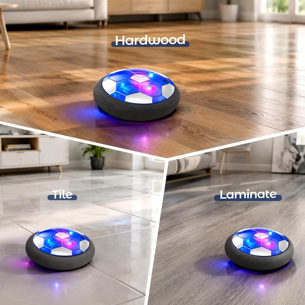Rechargeable Hover Soccer Ball for Kids Indoor Games - image 4