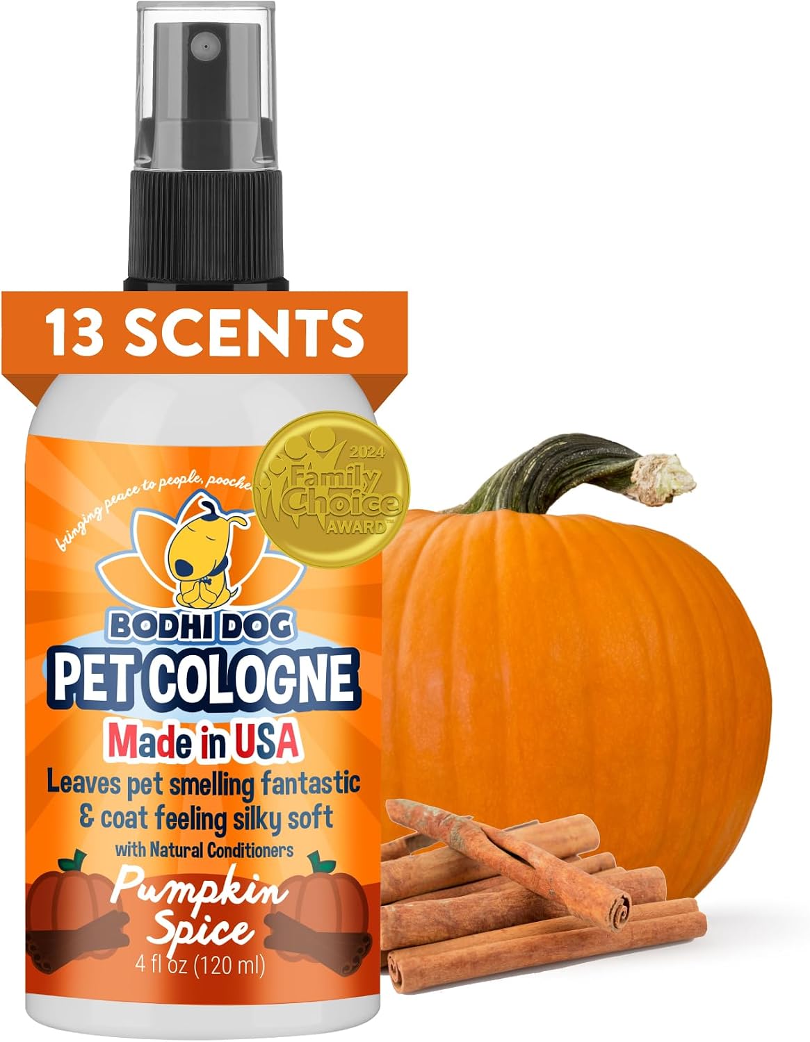 Bodhi Dog Premium Dog Cologne - 4 Fl Oz (Pack of 1) / Pumpkin Spice