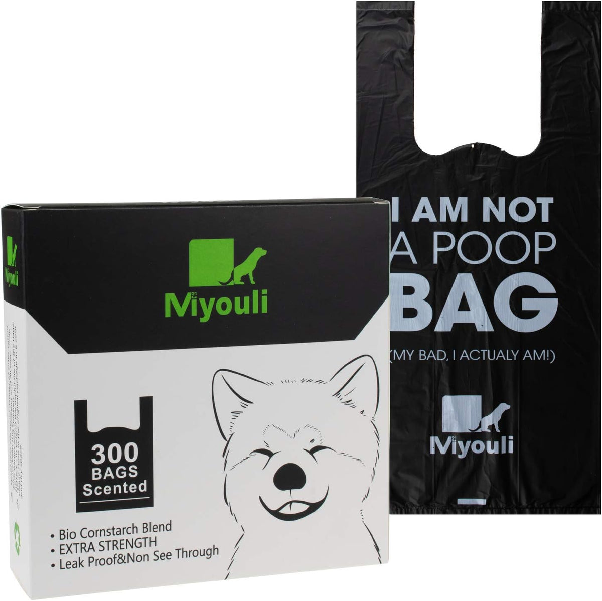 1000 Counts Extra Thick Dog Poop Bags With Handles – Essentials for Dogs - Ocean Wind / 300 Count (Pack of 1)