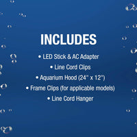 Tetra LED Aquarium Hood 20 in x 10 in - 24 Inch - image 2