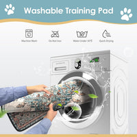 Washable Pee Pad for Dogs - Blue Medallion / 72" x 72" (1 Pack) - image 4