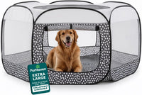 FurHaven Soft-Sided Dog & Cat Playpen - Gray Pebbles / Extra Large