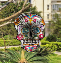 Fonmy Kinetic 3D Metal Garden Wind Spinner Quality Hanging Ornament - Mandala Silver - image 2