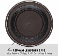 Loving Pets Bella Dog Bowls, Stainless Steel Dog & Cat Bowls - Espresso / Medium (20-35lbs) - image 3