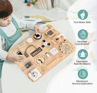Potatomato Large Wooden Busy Board for Toddlers - image 3