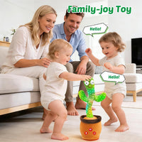 Qularlans Dancing Talking Cactus Toy for Girls Boys Interactive Gifts – Fun for Kids & Family - Rechargeable - image 4