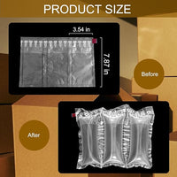 Air Pillows for Shipping with pump 200 Count Inflatable Packaging Air Bags, Alternative to Packing Peanuts, Packing Box filler Purse Stuffers for Shape 3.54" x 7.87"