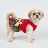 Fitwarm Halloween Pumpkin Dog Dress - X-Small / Merry Woofmas - image 3
