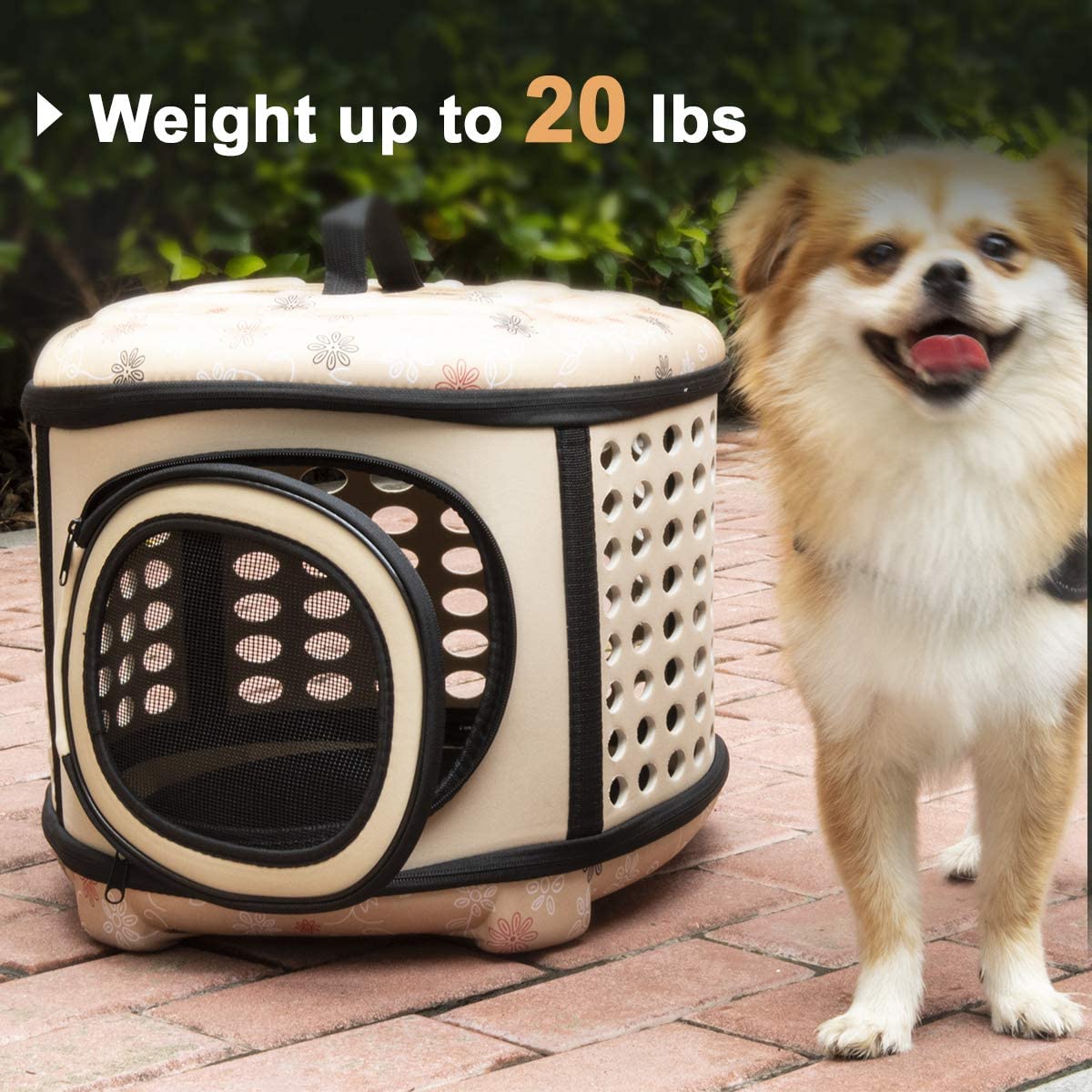 Foldable Pet Dog Cat Puppy Handbag Carrier Cage - BIG FRENCHIES