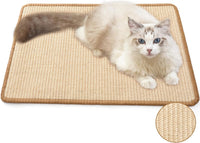 FUKUMARU Cat Scratcher Mat - Beige-1 Pack-23.6 x 15.7 Inch