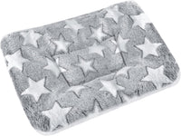 Small Animal Bed Mat, Soft & Warm, Suitable for Guinea Pig - XX-Large(19.7''x15.7'') / Star Grey