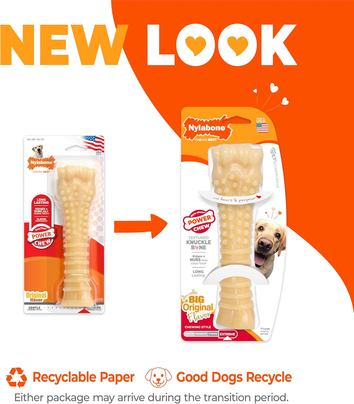 Nylabone Power Chew Original Bone Dog Chew Toys - Original / X-Large - image 3