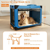 Ownpets Collapsible Dog Crate - Blue / 42.0"L x 31.0"W x 31.0"H - image 3