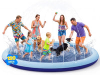COMMOUDS 67 inch non-slip splash pad sprinkler for kids and dogs - view 6