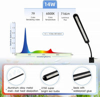 hygger 0.5-5 Gallon Nano Tank Mini Clip-on Aquarium Light with White - 14W - image 2