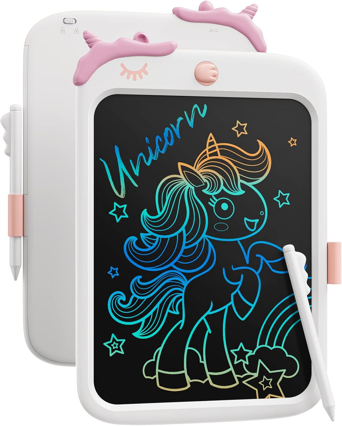 8.5 inch LCD Writing Tablet for Kids - White / 8"W x 11.3"H